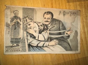 Tarjeta comercial McCusker “Un buen hilo”. Y211 - Imagen 1 de 2