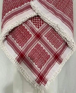 shemagh Arab Jordan scarf Hatta شماغ اردني مهدب - Picture 1 of 2
