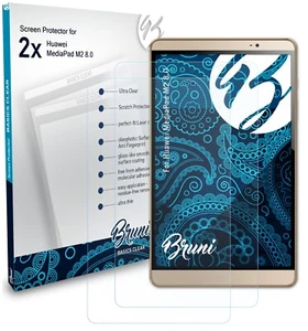 Bruni 2x Protective Film for Huawei MediaPad M2 8.0 Screen Protector - Picture 1 of 8