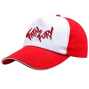 2024 Cap Terry Bogard FURY FATAL Cappello The King of Fighters Camionsta Cosplay Coser - Foto 1 di 14