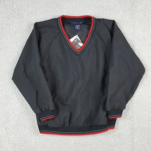 Preppy V-Neck Windproof Boy's Size 6 Youth Pullover Windbreaker Rain Golf Jacket - Picture 1 of 7