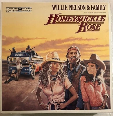 WILLIE NELSON & FAMILY – HONEYSUCKLE ROSE - 2LP VINYL BLACK VG+ - A9 - Image 1 of 2