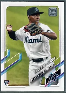2021 Topps Update Jazz Chisholm Rookie Debut RC #US114 Marlins QTY - Picture 1 of 2