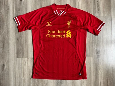 利物浦主场足球衬衫 2013/2014 年球衣足球英格兰 Camiseta 尺寸 L — 第 1/4 张图片