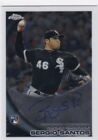 Sergio Santos 2010 Topps Chrome Rookie Autograph Auto Card White Sox. rookie card picture