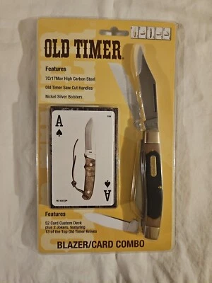 Old Timer Blazer/Card Combo Pocketknife NIP OTP17-20CP - Image 1 of 3