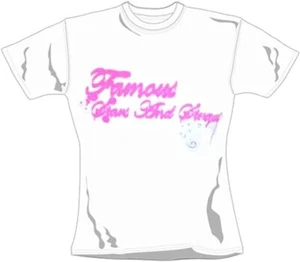 Camiseta De Mujer FAMOUS STARS AND STRAPS Tiffany Weiss Sin Usar Rara M - Imagen 1 de 1