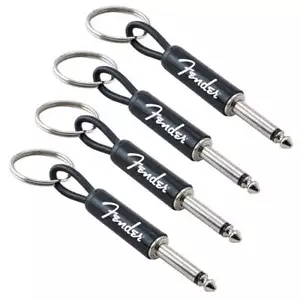 Pluginz Licensed Fender Guitar Plug Keychain - 4 Pack - Picture 1 of 3