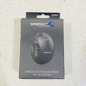 SABRENT Mouse Ricaricabile Ergonomico 2.4GHz Wireless Funzione 4D MS-WRCH Nuovo - Foto 1 di 7