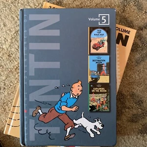 Adventures of Tintin: Vol 5 by Hergé Hardcover. Corners-see Photos! New Inside - Picture 1 of 8