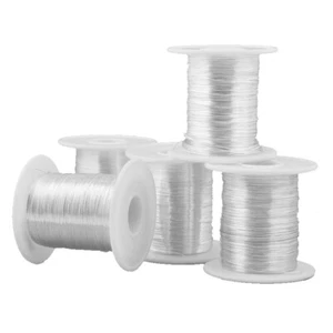 99,99 % hochreiner Silber Ag Metalldraht, 0,018 mm - 3 mm Durchmesser, 1 m Länge - Bild 1 von 2
