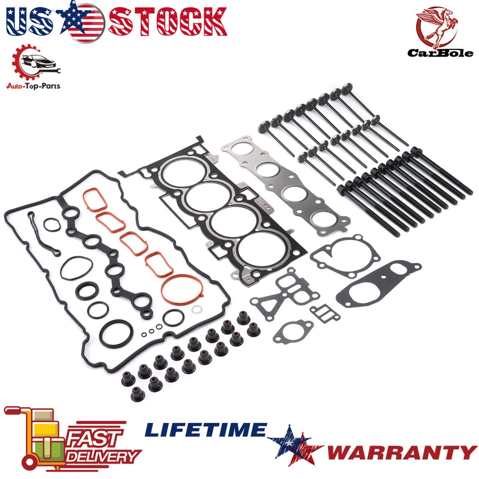 Juego de juntas de cilindro completo HSHY24 para Hyundai Tucson 2014 2015 2,4 L DOHC HBHY11 Foto 1 de 4