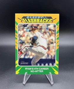 2024 Topps Heritage Baseball Flashbacks Nolan Ryan Los Angeles California Angels - Picture 1 of 2