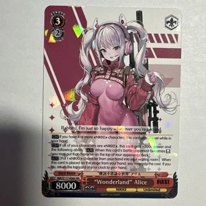 Nikke Weiss Schwarz "Wonderland" Alice NIK/S117-E060 RR Double Rare - Picture 1 of 13