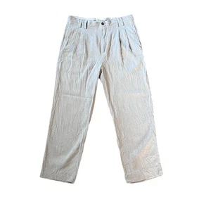 EXCELLENT CONDITION, 100% SILK MENS DRESS PANTS - Picture 1 of 6