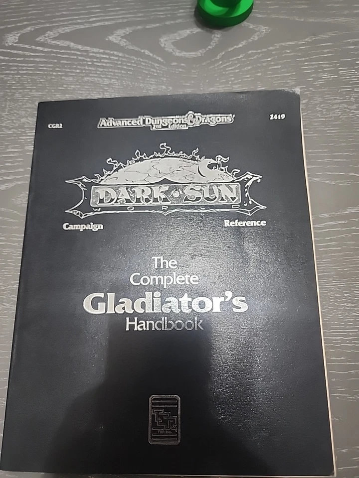 Advanced D&D 2ª Edição Dark-Sun The Complete Gladiator's Handbook TSR 1993 - Imagem 1 de 1