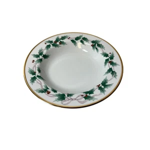 Mikasa Weihnachten Stechpalme L3473 Suppenschüsseln 8-3/4" großer Rand 4er Set - Bild 1 von 6