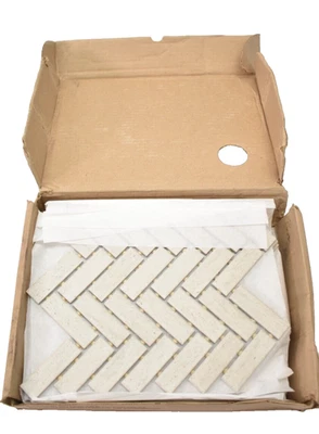 Lot of 10 Daltile Sunset Falls Ceramic Mosaic Tiles 9" x 12" x 1/4" 13HERMS1P2 - Image 1 of 4