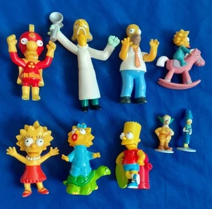 The Simpsons Vintage Plastic PVC Figures FOX TCFFC AND BK From 1990-07 Lot of 8 - Picture 1 of 18