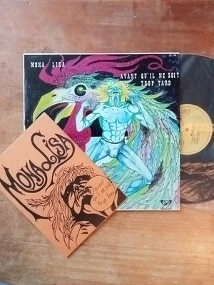LP 33 TOURS MONA LISA AVANT QU'IL NE SOIT TROP TARD CRYPTO +BOOKLET FRENCH PROG  - Photo 1/4