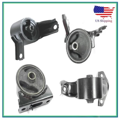 Set of 4pcs FWD Motor & Trans. Mount Manual For 2008-2015 Mitsubishi Lancer 2.0L - Image 1 of 3