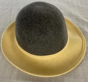 Vintage Henry Pollak Givenchy Reproduction 100% Wool Blend-Felt Hat Small Womens - Picture 1 of 4