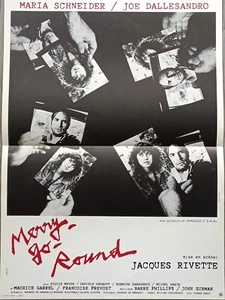 MERRY GO ROUND/JACQUES RIVETTE/JO DALESSANDRO/MARIA SCHNEIDER/AFFICHE 40X60 CM - Foto 1 di 1