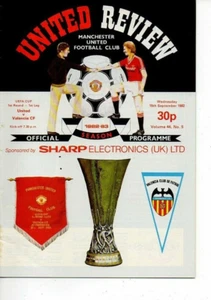 Manchester United v Valencia 1982/83 UEFA Cup 1st Round 1st Leg - Picture 1 of 1