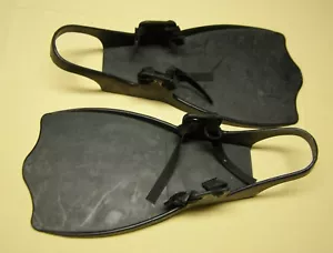 Traje seco de tubos de buceo Caddis aletas plástico flexible correas de nailon de una sola pieza - Imagen 1 de 7