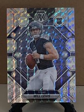 2023 Mosaic Football Will Levis Rookie Card Silver Mosaic Prizm