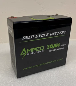 Amped AO-4S30 12.8V 15A 30Ah Lithium Battery (LiFePO4) - Picture 1 of 4