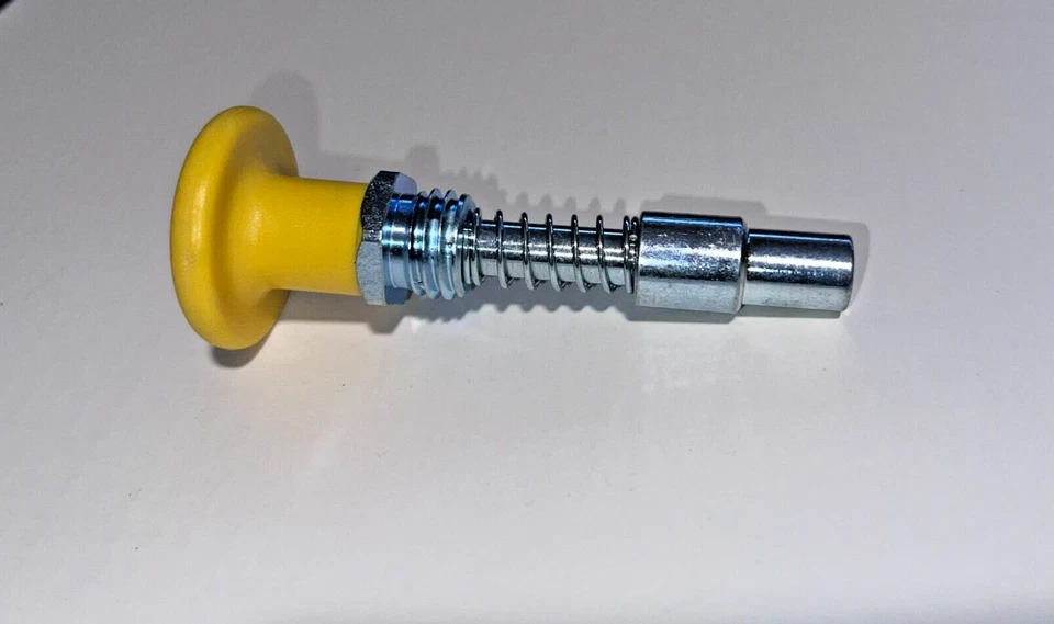 tuffstuff PUSH PULL PIN 1/2 X 3 5/8 ASM STIFF SPRING YELLOW - Image 1 of 1