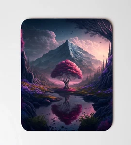 Beautiful Tree Landscape Art Mouse Pad 8"x9.5" Non Slip Rectangle Mousepad - Picture 1 of 1