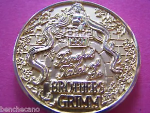 1997 RAPUNZEL-TUNEFUL TALES OF THE BROTHERS GRIMM Multi-Color MardiGrasDoubloon  - Picture 1 of 3