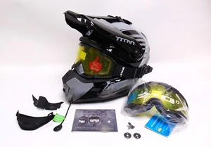 CKX Snowmobile Titan Original Helmet Gloss Grey M L XL 2XL 3XL 51555 - Picture 1 of 21