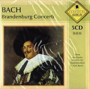 BACH - BRANDENBURG CONCERTI (2008) BOX Set 5 CD Digipack SIGILLATO - Imagen 1 de 2