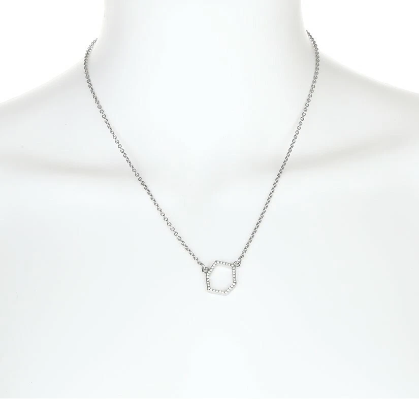 Collar para mujer Rebecca Minkoff tono plata $78 127435 Foto 1 de 1