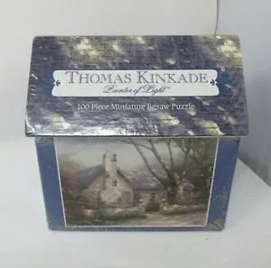 Rompecabezas Thomas Kinkade Pintor de Luz Morning Glory Cottage 100 piezas Nuevo - Imagen 1 de 6