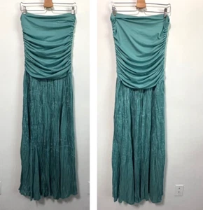 Vestido Newport News Midi L Sin Tirantes Jersey Escoba Falda De Colección Pull On NUEVO - Imagen 1 de 6