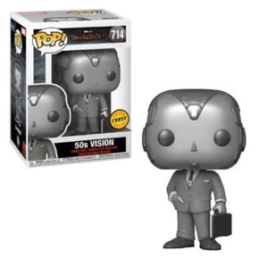 Funko Pop VISION 50s CHASE Limited Edition WandaVision Marvel 714 NEW NEAR MINT - Picture 1 of 7