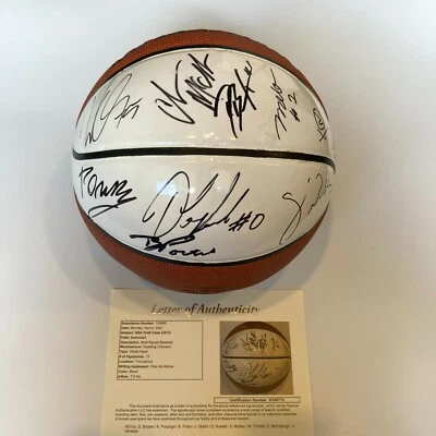 2012 NBA Draft Class Rookies Multi Signed Basketball 15 Sigs JSA COA - Image 1 of 4