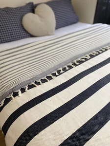 Kuscheldecke, Wohndecke, Sofadecke, Bettüberwurf, Bettdecke, Baumwolle, Geschenk - Bild 1 von 9