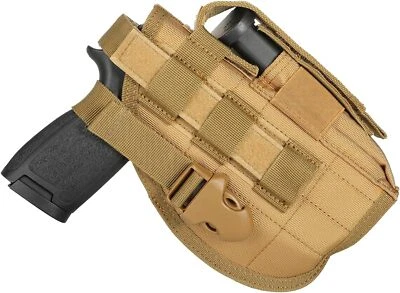 Tactical Molle OWB Gun Holster Adjustable for S&W M&P Shield M1911 Glock 17 26 - Image 1 of 4