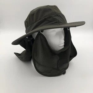 Verstellbarer Buschhut Fischerhut mit Hals und teilweiser Gesichtsabdeckung abnehmbar leicht - Bild 1 von 8