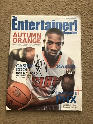 Eric Bledsoe Firmado PHX Revista de Noticias Phoenix Suns Foto Milwaukee Bucks Prueba Foto 1 de 4