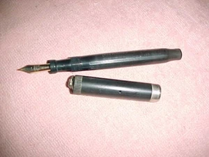antigua PLUMA ESTILOGRÁFICA PARKER "DQ" FORRADA EN NEGRO - CURVA DE LA SUERTE 14K Nº 2 Nueva en Caja - Imagen 1 de 9