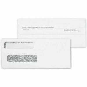 92663 Double Window Confidential Envelope Self Seal QTY 500 - Picture 1 of 1
