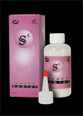 Tiger Products S4 Liquid Shaft Sealer - 4oz Bottle SS4 Pool Cue Shaft Sealer