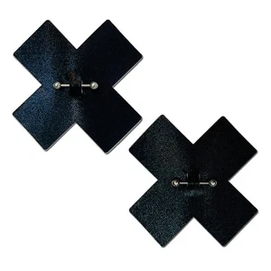 Pastease Sexy Adult Costume Liquid Black Plus X W/ Barbell Piercing, New - Picture 1 of 1