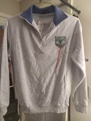 Sudadera gráfica XS para mujer Malibu Tennis Club - gris jaspeado Foto 1 de 4